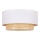 Duolla - Lampa sufitowa BOHO 3xE27/15W/230V śr. 60 cm kremowa/rattan