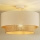 Duolla - Lampa sufitowa BOHO natynkowa 1xE27/15W/230V śr. 45 cm kremowo-brązowa