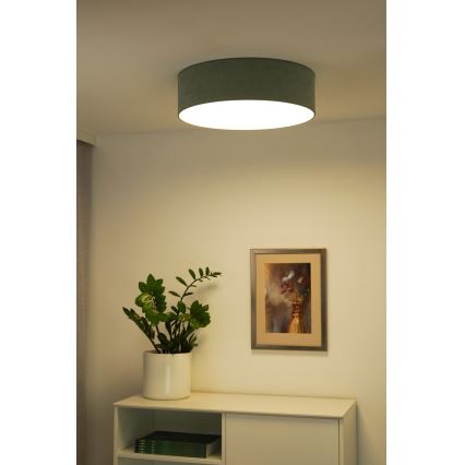 Duolla - LED Lampa sufitowa CORTINA LED/26W/230V śr. 45 cm 4000K turkusowa