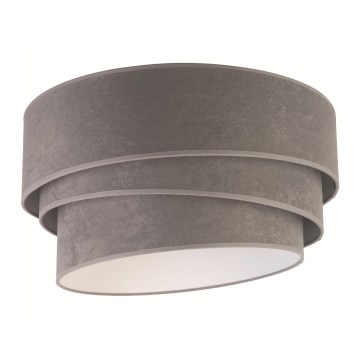 Duolla - Lampa sufitowa DEVON 1xE27/40W/230V śr. 45 cm szara