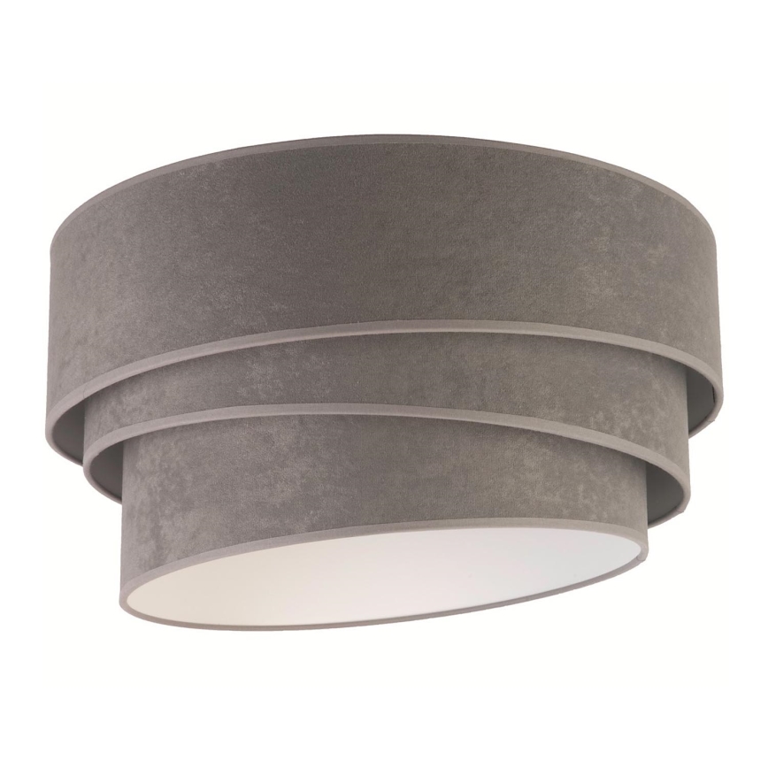 Duolla - Lampa sufitowa DEVON 1xE27/40W/230V śr. 45 cm szara