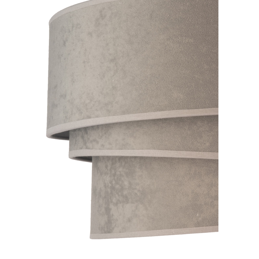 Duolla - Lampa sufitowa DEVON 1xE27/40W/230V śr. 45 cm szara