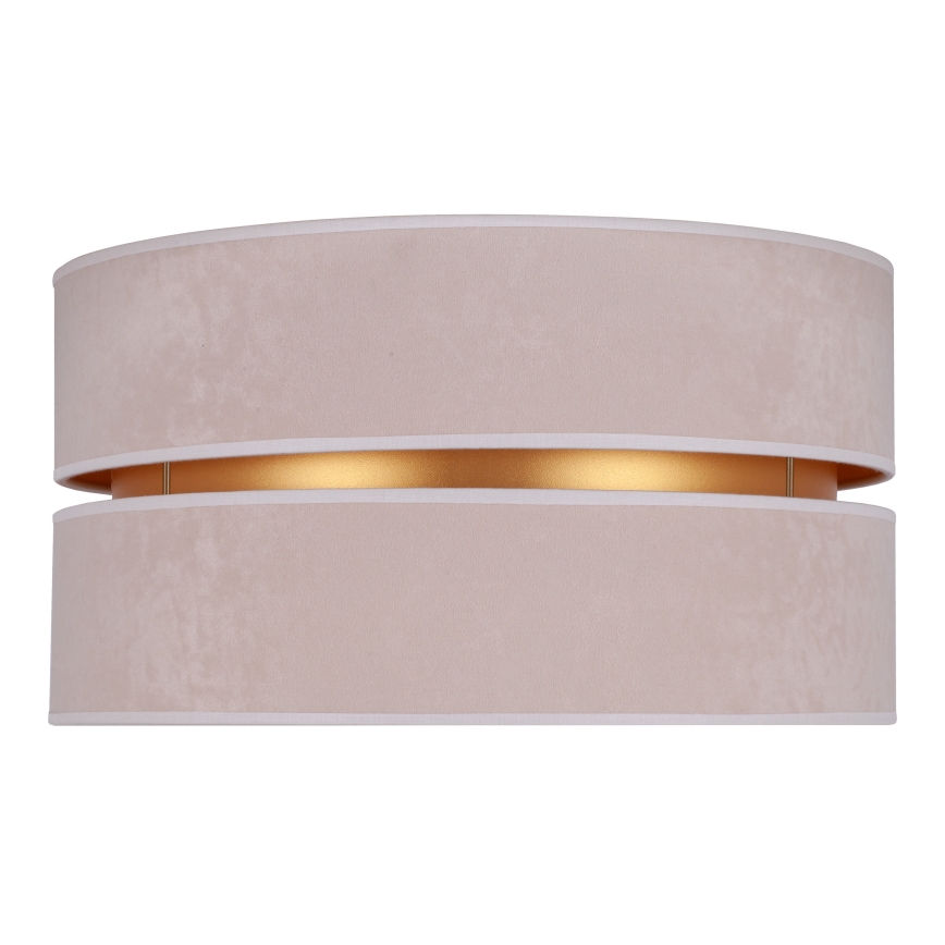 Duolla - Lampa sufitowa DUO 1xE27/15W/230V śr. 40 cm beżowa/złota