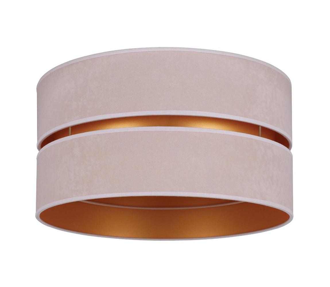 - Lampa sufitowa DUO 1xE27/15W/230V śr. 40 cm beżowa/złota