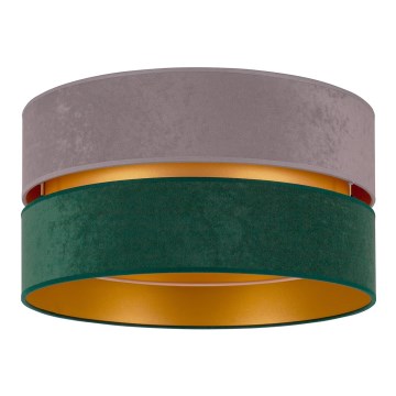 Duolla - Lampa sufitowa DUO 1xE27/15W/230V śr. 40 cm szara/zielona/złota