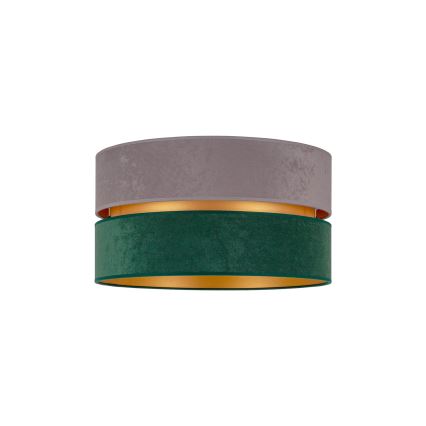 Duolla - Lampa sufitowa DUO 1xE27/15W/230V śr. 40 cm szara/zielona/złota