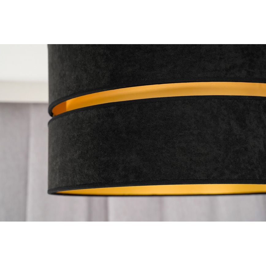 Duolla - Lampa sufitowa DUO 1xE27/40W/230V śr. 40 cm czarna/złota