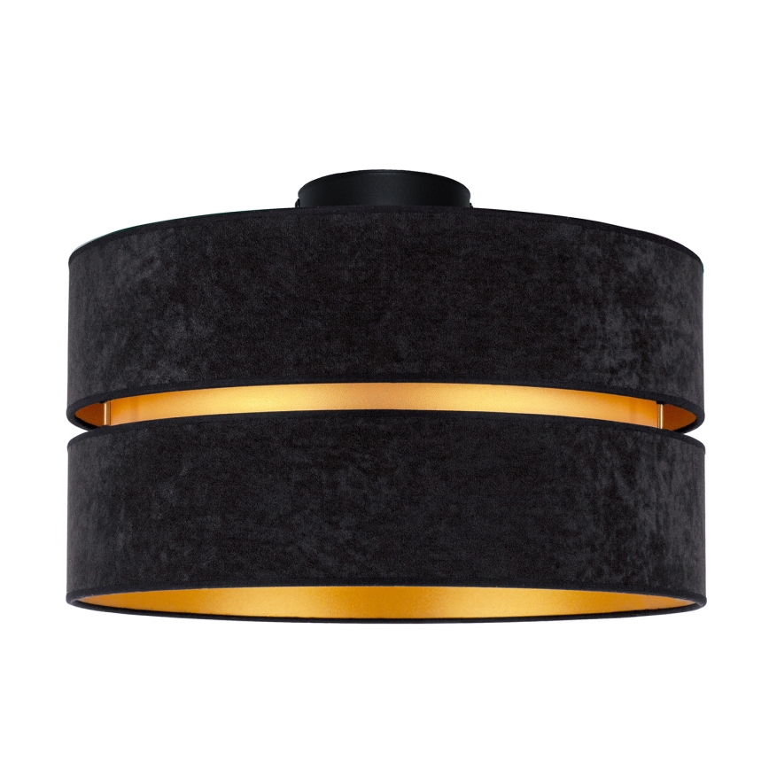 Duolla - Lampa sufitowa DUO 1xE27/40W/230V śr. 40 cm czarna/złota