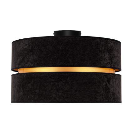 Duolla - Lampa sufitowa DUO 1xE27/40W/230V śr. 40 cm czarna/złota