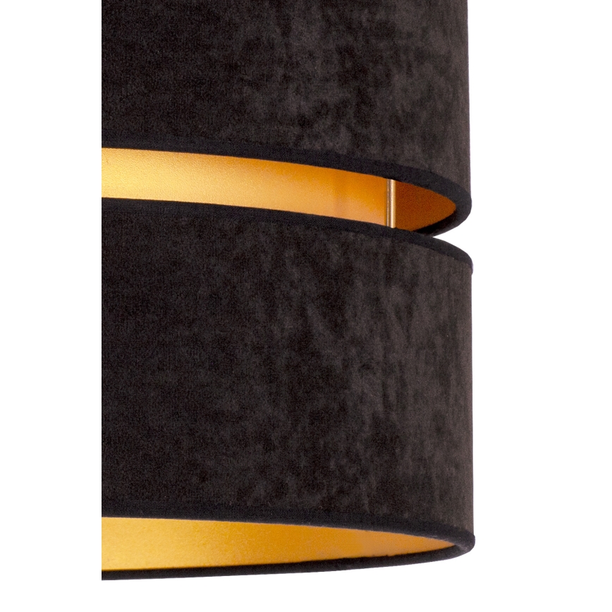 Duolla - Lampa sufitowa DUO 1xE27/40W/230V śr. 40 cm czarna/złota