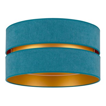 Duolla - Lampa sufitowa DUO 1xE27/40W/230V śr. 40 cm turkusowa/złota