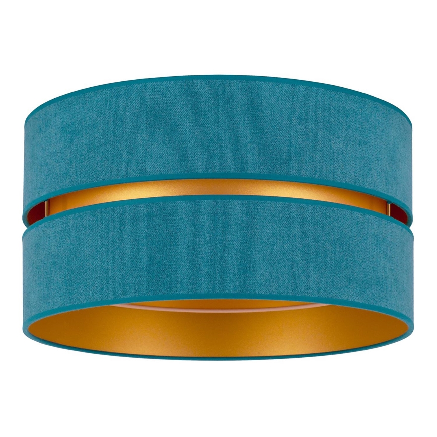 Duolla - Lampa sufitowa DUO 1xE27/40W/230V śr. 40 cm turkusowa/złota