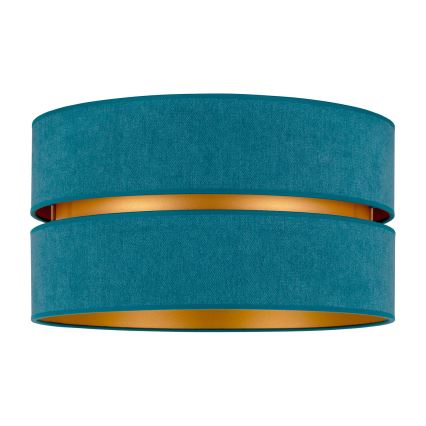 Duolla - Lampa sufitowa DUO 1xE27/40W/230V śr. 40 cm turkusowa/złota