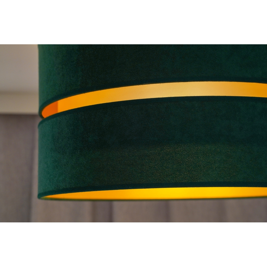 Duolla - Lampa sufitowa DUO 1xE27/40W/230V śr. 40 cm zielona/złota
