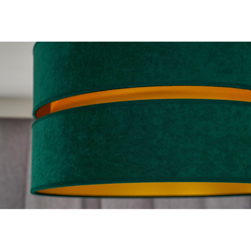 Duolla - Lampa sufitowa DUO 1xE27/40W/230V śr. 40 cm zielona/złota