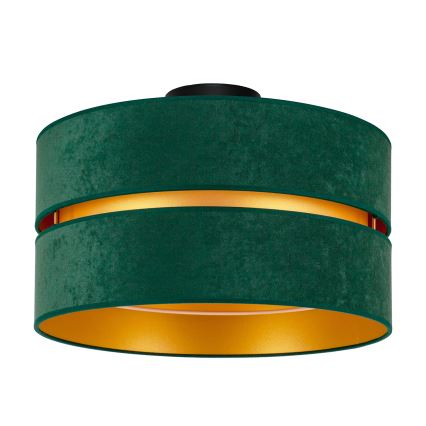Duolla - Lampa sufitowa DUO 1xE27/40W/230V śr. 40 cm zielona/złota