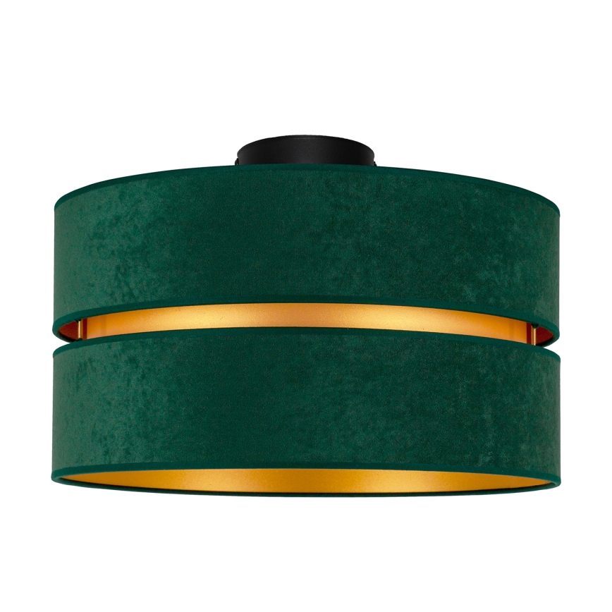 Duolla - Lampa sufitowa DUO 1xE27/40W/230V śr. 40 cm zielona/złota
