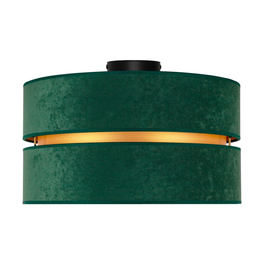 Duolla - Lampa sufitowa DUO 1xE27/40W/230V śr. 40 cm zielona/złota