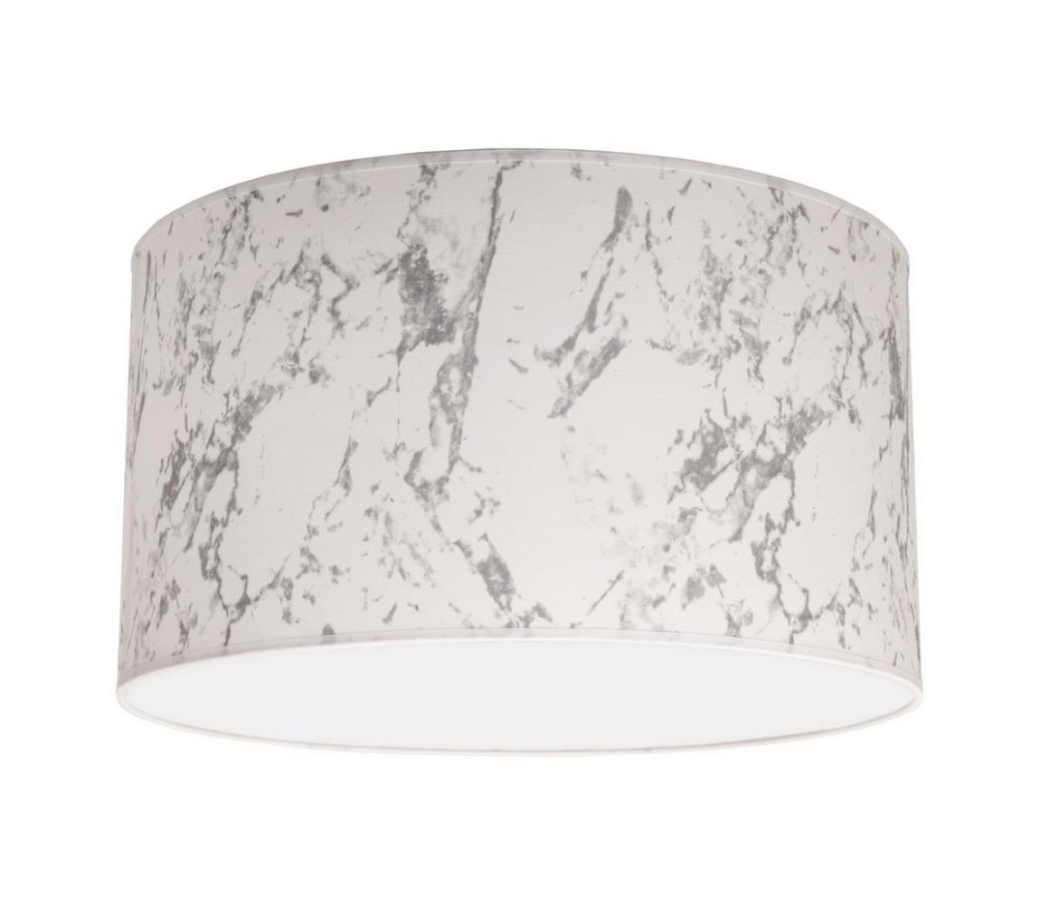 - Lampa sufitowa MARBLE 1xE27/40W/230V śr. 45 cm biała/szara