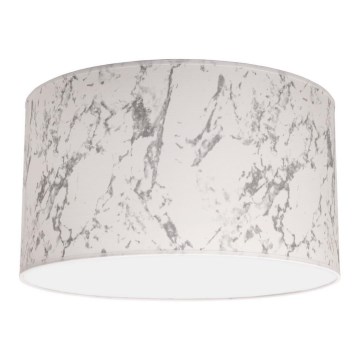 Duolla - Lampa sufitowa MARBLE 1xE27/40W/230V śr. 45 cm biała/szara