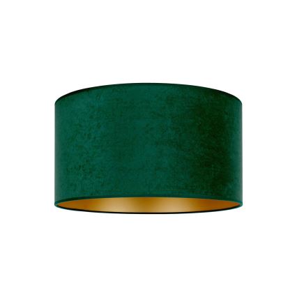 Duolla - Lampa sufitowa ROLLER 1xE27/15W/230V śr. 40 cm ciemnozielona/złota