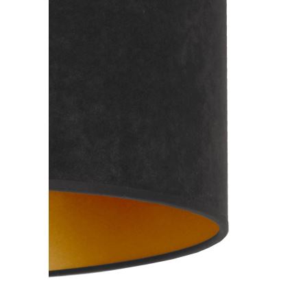 Duolla - Lampa sufitowa ROLLER 1xE27/15W/230V śr. 40 cm czarna/złota