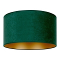 Duolla - Lampa sufitowa ROLLER 1xE27/15W/230V śr. 40 cm ciemnozielona/złota