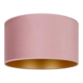 Duolla - Lampa sufitowa ROLLER 1xE27/15W/230V śr. 40 cm różowa/złota