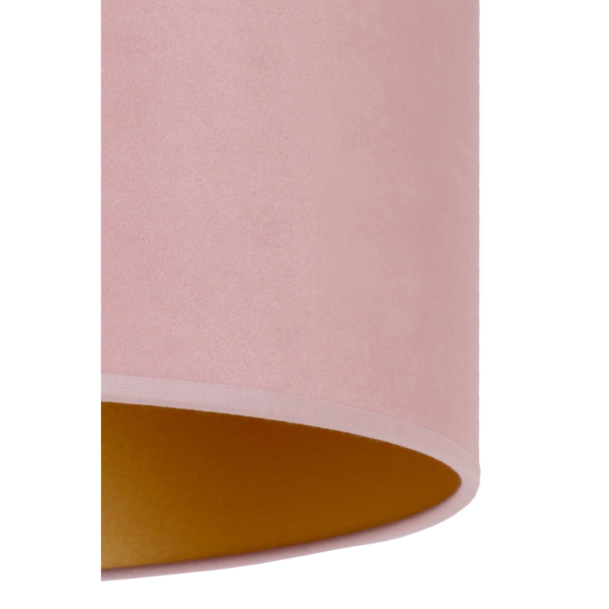 Duolla - Lampa sufitowa ROLLER 3xE27/15W/230V śr. 60 cm różowa/złota