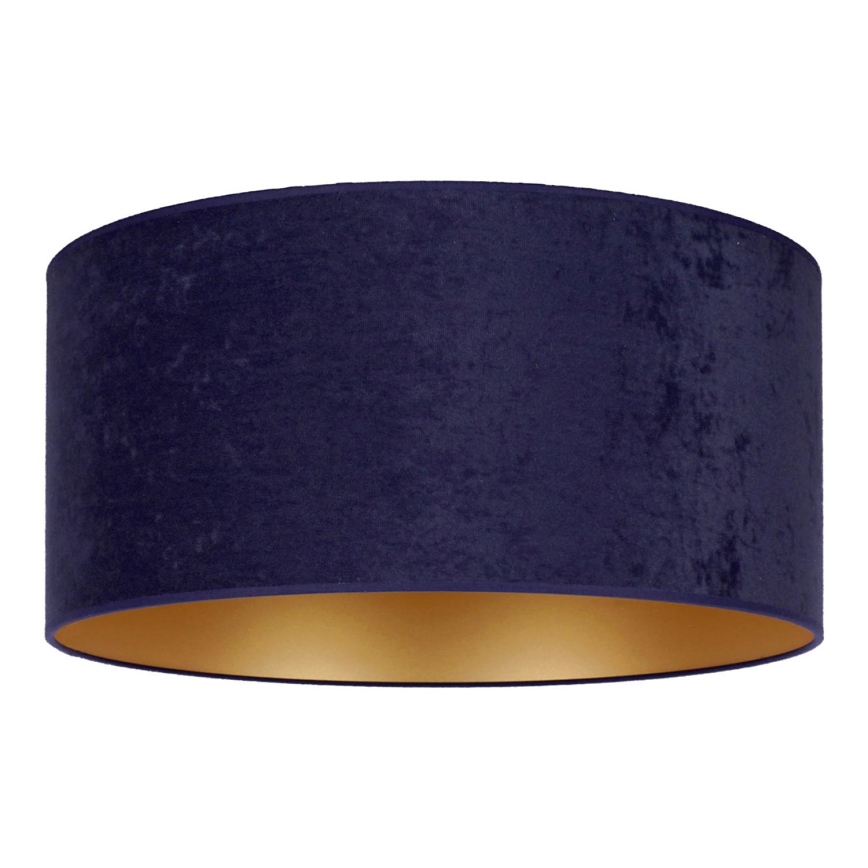 Duolla - Lampa sufitowa ROLLER 3xE27/15W/230V śr. 60 cm niebiesko-złota