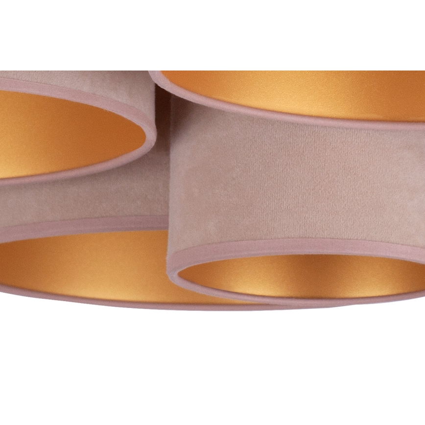 Duolla - Lampa sufitowa ROLLER PENTO 5xE27/60W/230V brązowe