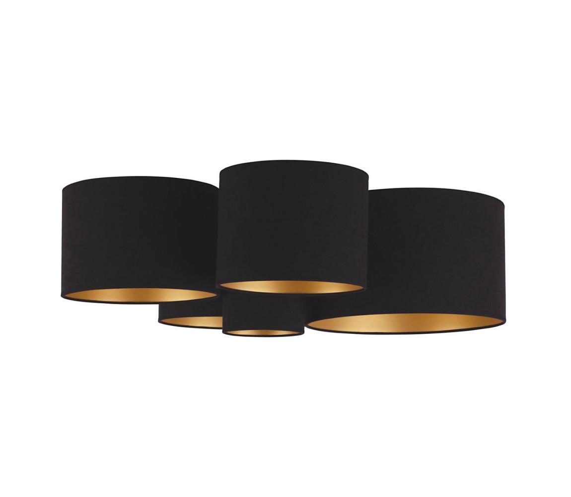 - Lampa sufitowa ROLLER PENTO 5xE27/60W/230V czarne/złoty