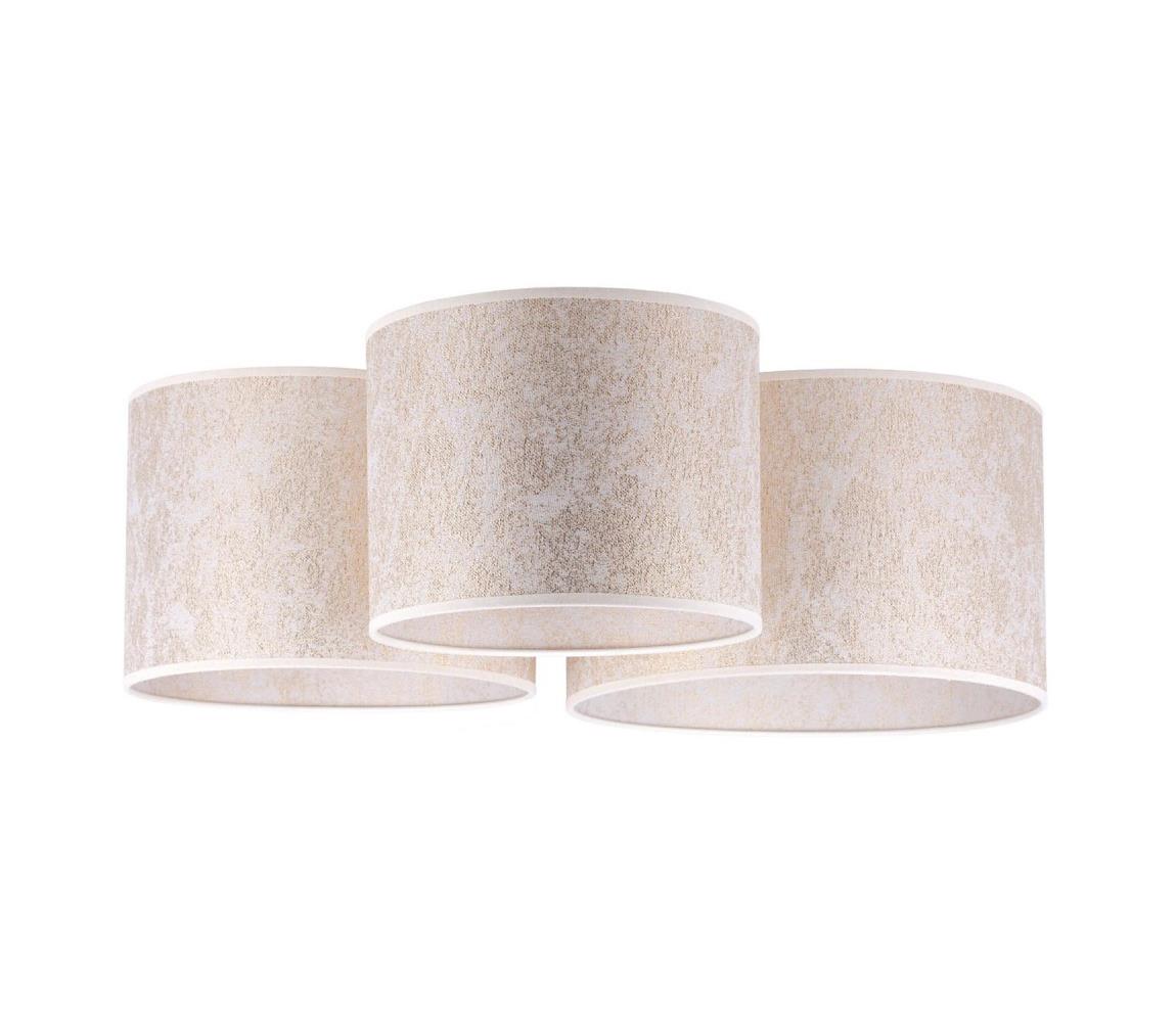- Lampa sufitowa ROLLER TRIO 3xE27/60W/230V biała/złota