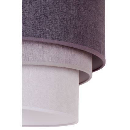 Duolla - Lampa sufitowa TRIO 1xE27/15W/230V śr. 45 cm antracyt/szary/biały