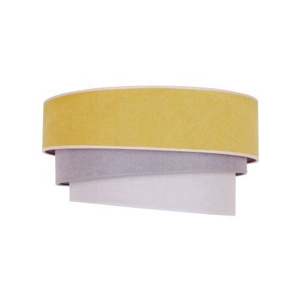 Duolla - Lampa sufitowa TRIO 1xE27/15W/230V śr. 45 cm żółty/szary/biały