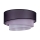Duolla - Lampa sufitowa TRIO 1xE27/15W/230V śr. 45 cm czarny/różowy/srebrny