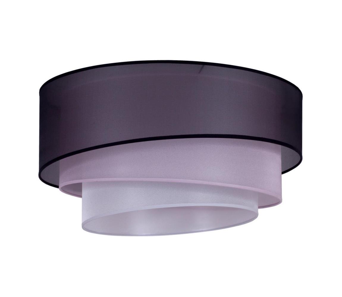 - Lampa sufitowa TRIO 1xE27/15W/230V śr. 45 cm czarny/różowy/srebrny