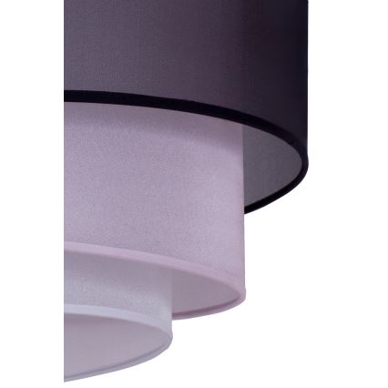 Duolla - Lampa sufitowa TRIO 1xE27/15W/230V śr. 45 cm czarny/różowy/srebrny