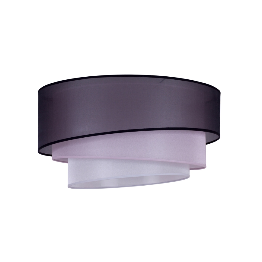 Duolla - Lampa sufitowa TRIO 1xE27/15W/230V śr. 45 cm czarny/różowy/srebrny
