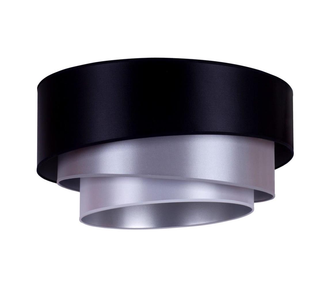 - Lampa sufitowa TRIO 1xE27/15W/230V śr. 45 cm czarny/srebrny