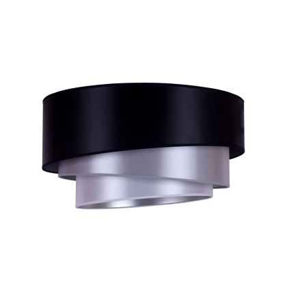 Duolla - Lampa sufitowa TRIO 1xE27/15W/230V śr. 45 cm czarny/srebrny