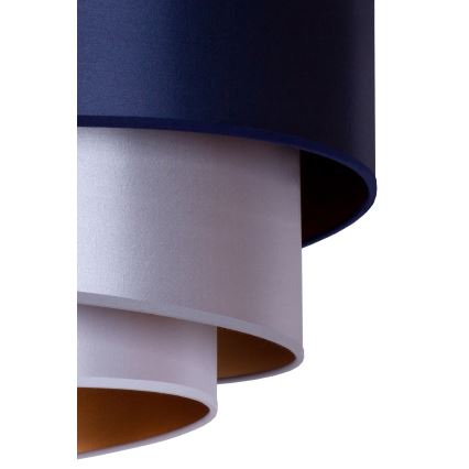 Duolla - Lampa sufitowa TRIO 1xE27/15W/230V śr. 45 cm niebieski/srebrny/miedź