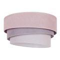 Duolla - Lampa sufitowa TRIO 1xE27/15W/230V śr. 45 cm różowy/szary/biały