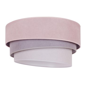 Duolla - Lampa sufitowa TRIO 1xE27/15W/230V śr. 45 cm różowy/szary/biały