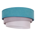 Duolla - Lampa sufitowa TRIO 1xE27/15W/230V śr. 45 cm turkus/szary/biały