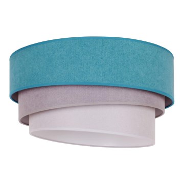 Duolla - Lampa sufitowa TRIO 1xE27/15W/230V śr. 45 cm turkus/szary/biały