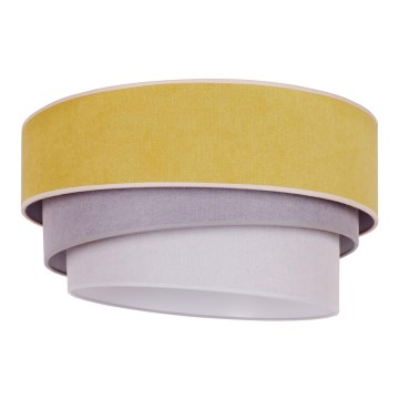 Duolla - Lampa sufitowa TRIO 1xE27/15W/230V śr. 45 cm żółty/szary/biały