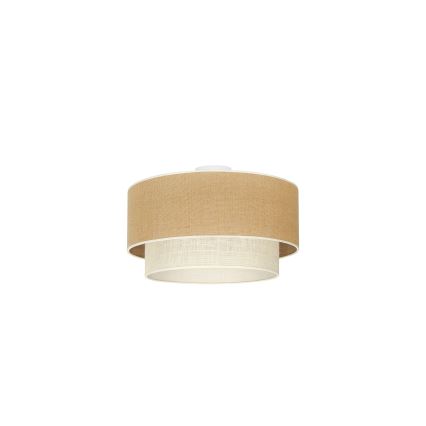 Duolla - Lampa sufitowa YUTE BOHO 1xE27/15W/230V śr. 45 cm brązowa/kremowa