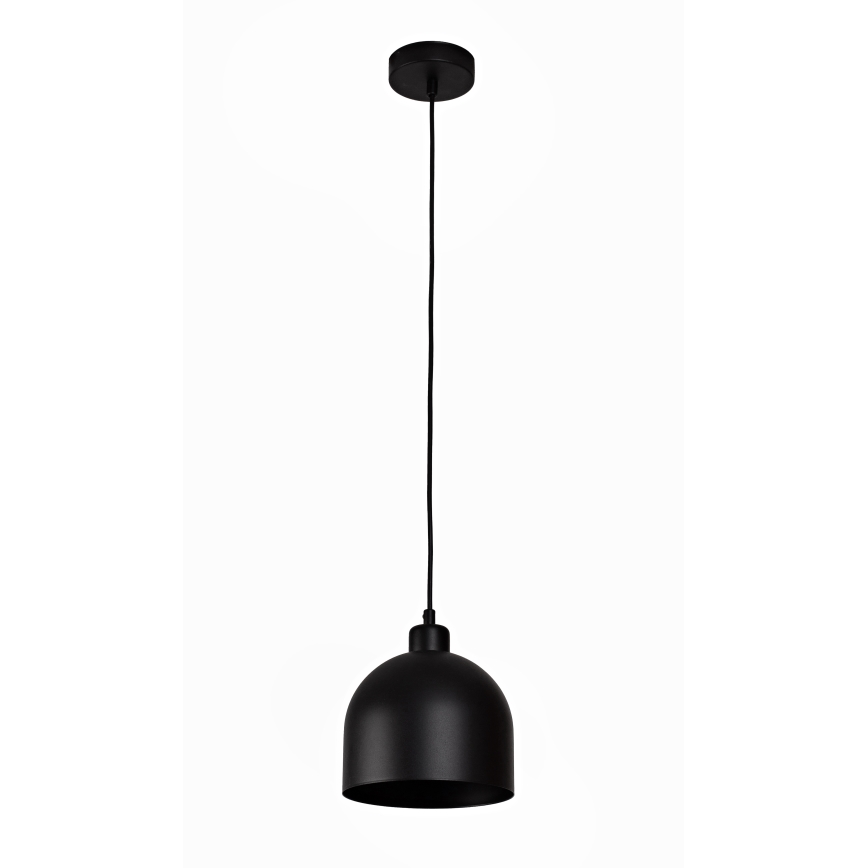 Duolla - Lampa wisząca na lince IRONLINE 1xE27/15W/230V Ø 17 cm czarna