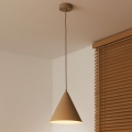 Duolla - Lampa wisząca na lince IRONLINE 1xG9/3W/230V Ø 25 cm beżowa